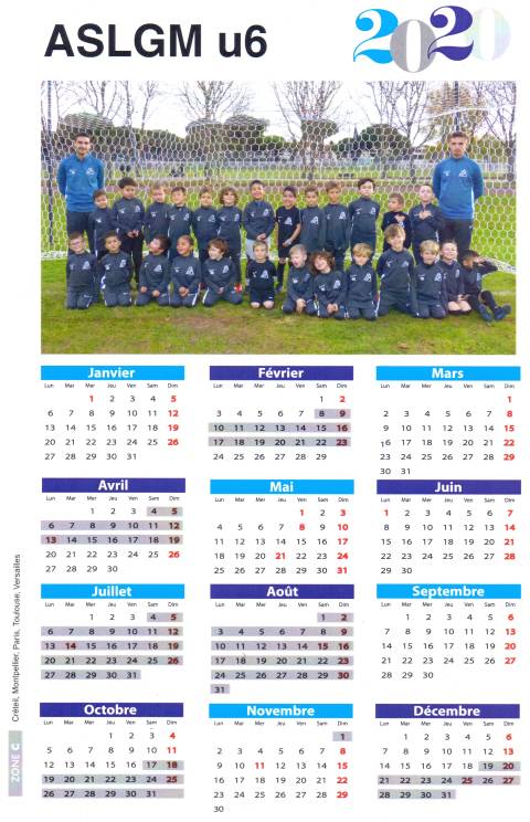 Calendrier u06 u7